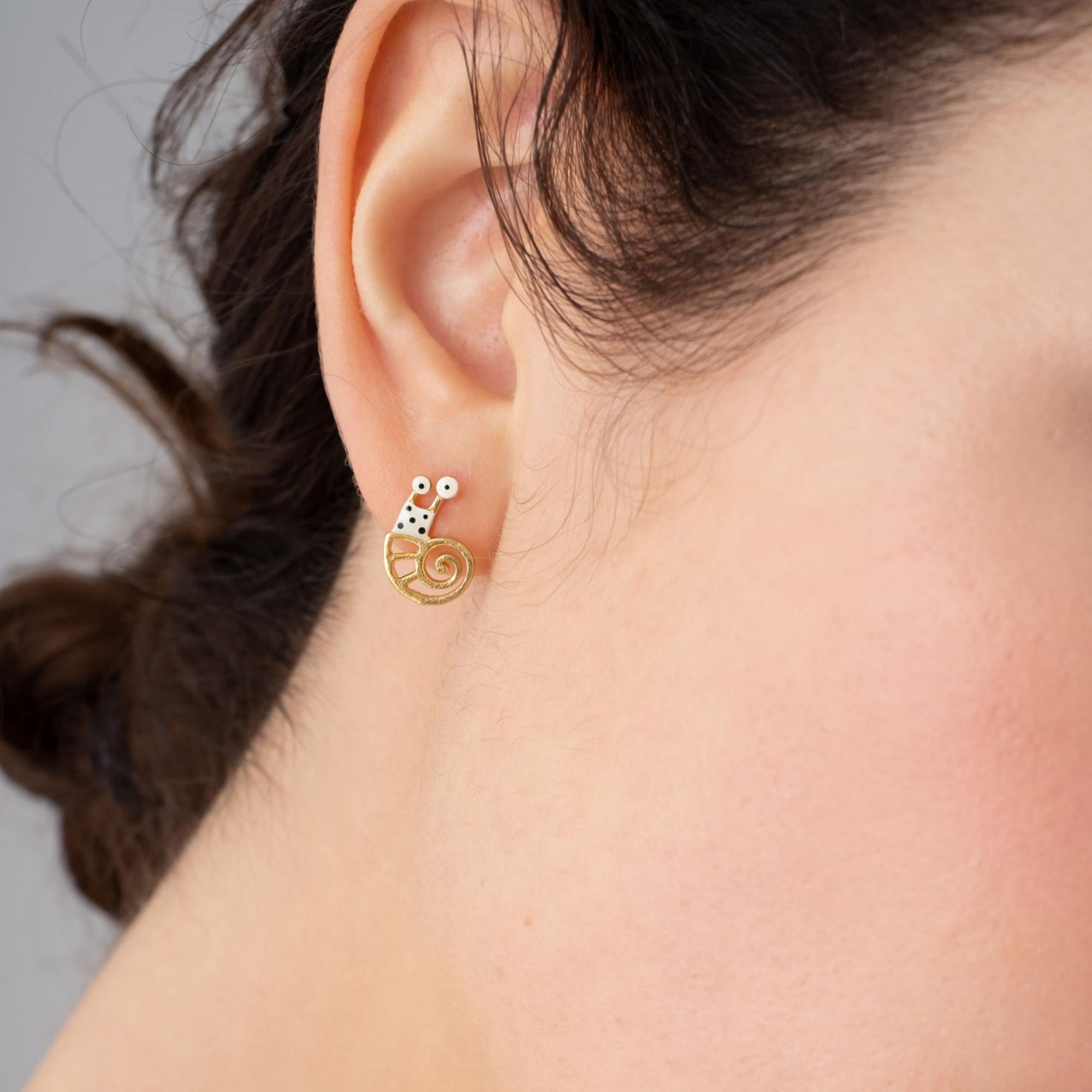 Kiss The Frog Studio Серьги Улитки VIII