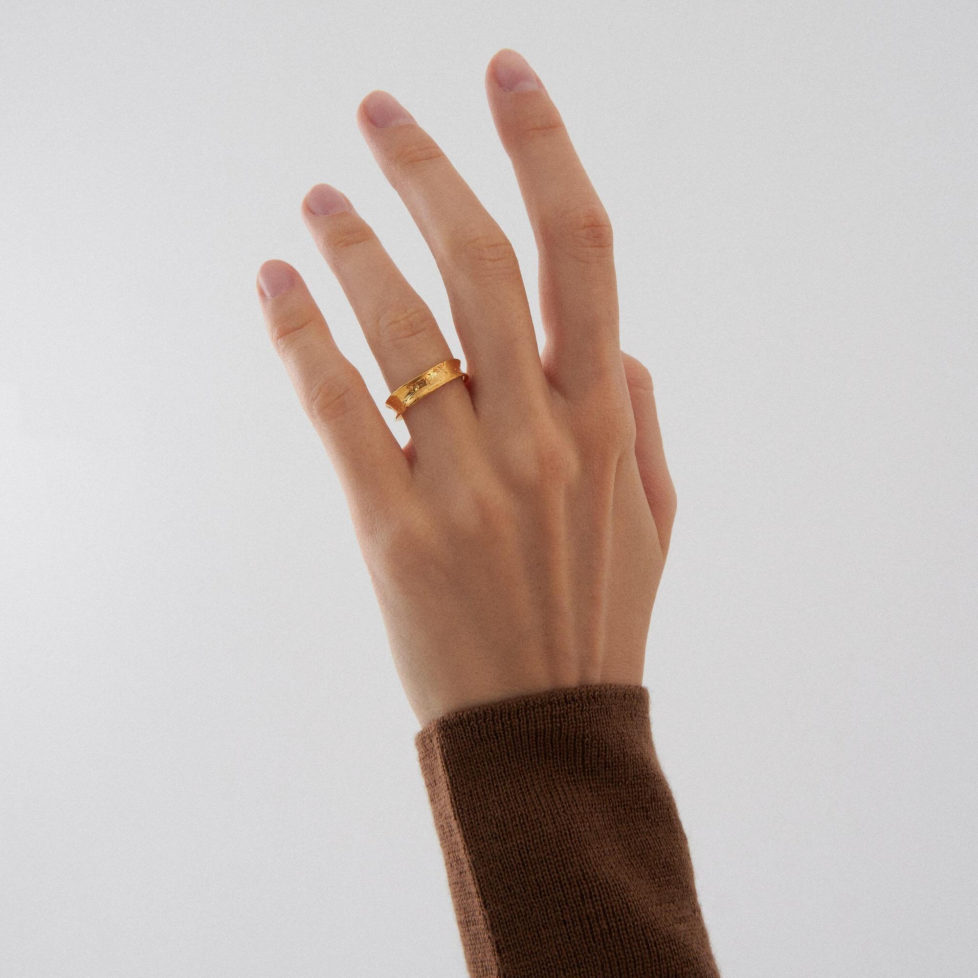 Sergacheva Jewelry Кольцо Увядание в позолоте