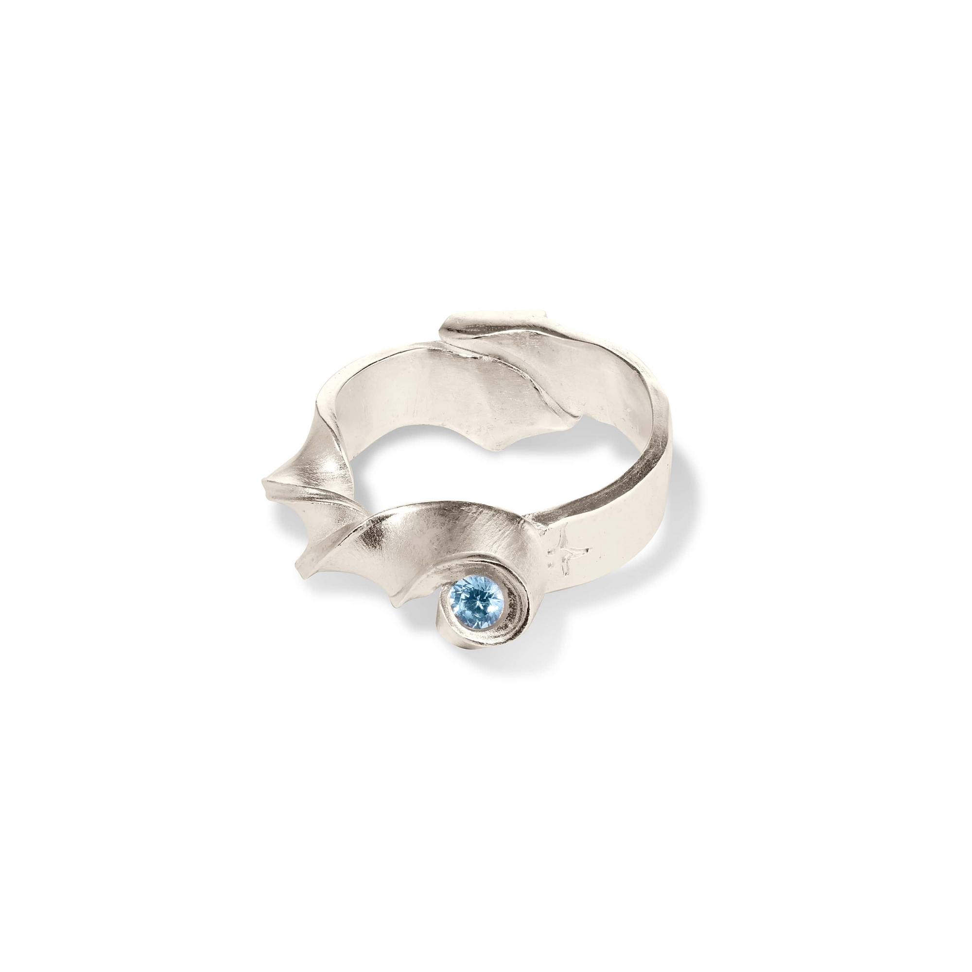 Verėvkina Treasures Кольцо Помолвочное с голубым фианитом