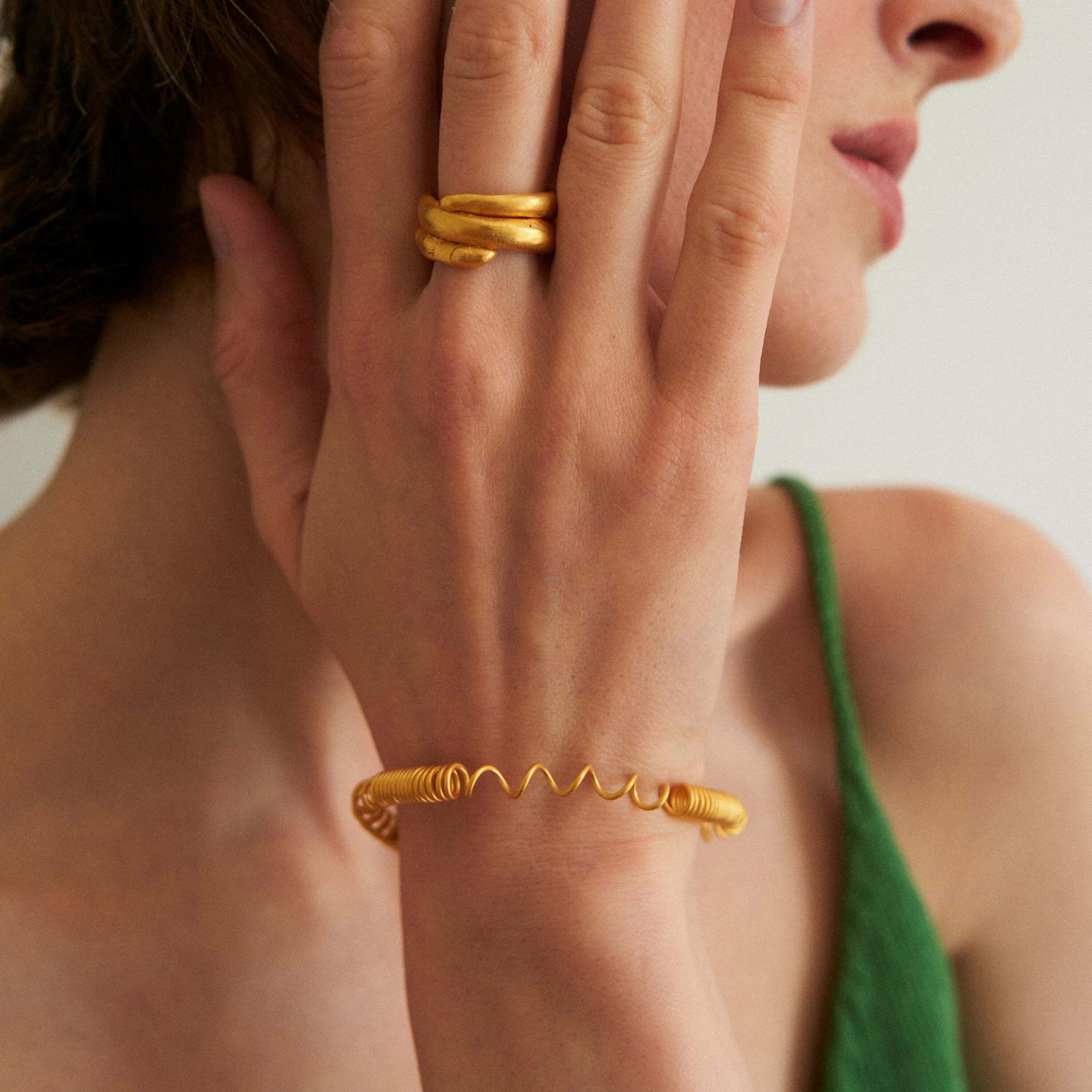 Verëvkina Treasures Браслет-пружинка в позолоте