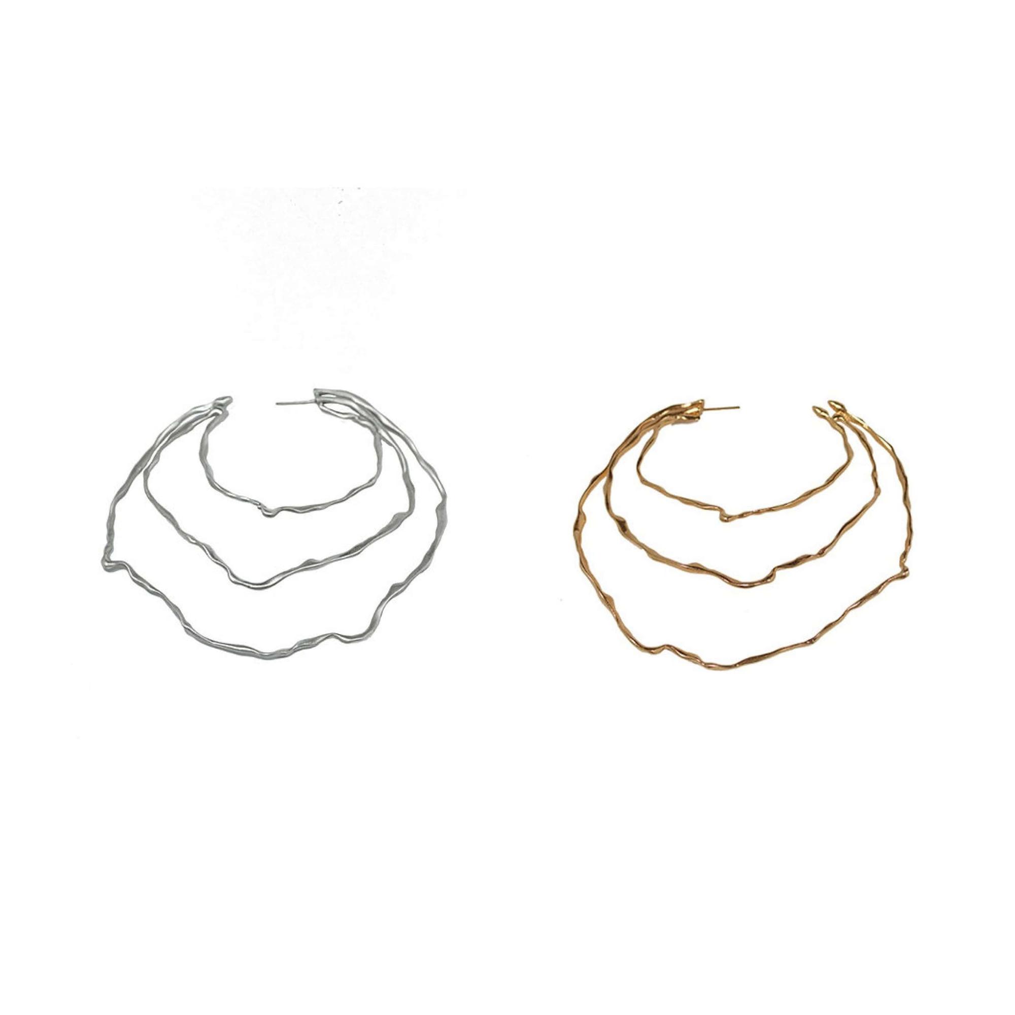 YOSTER Серьги Hoopographic