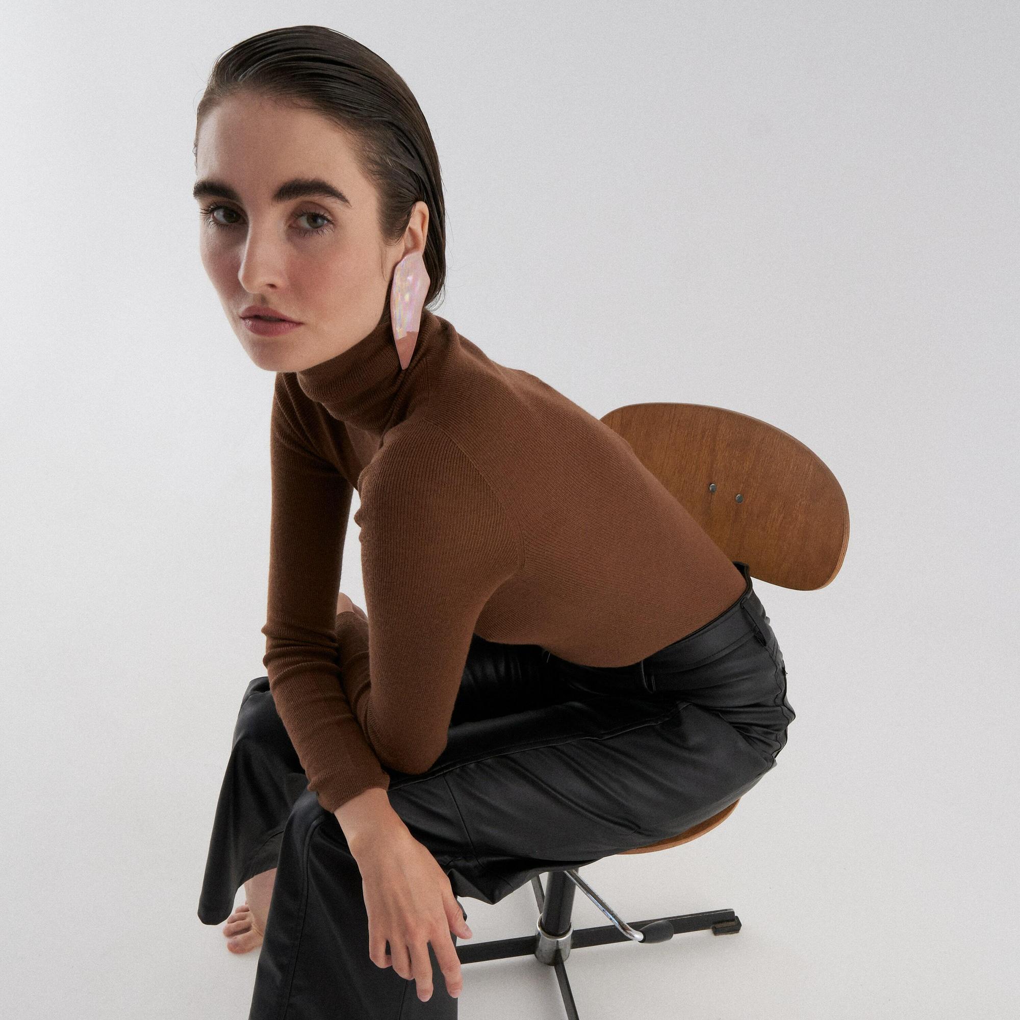 RES Objects Серьги «Фрагменты» большие в розовом