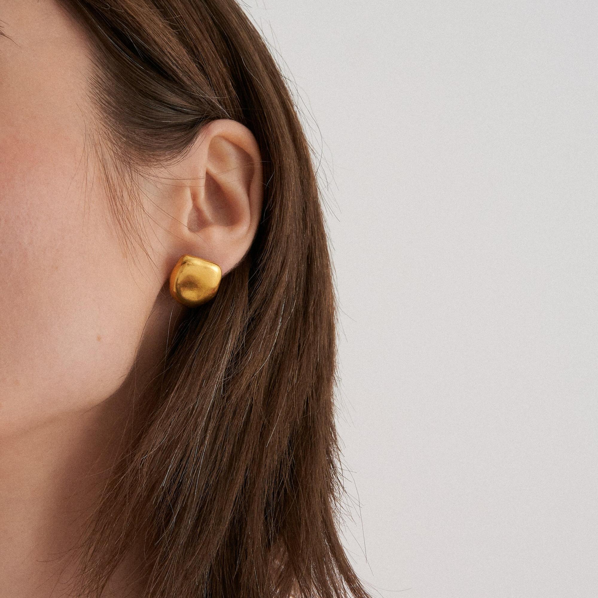 Sergacheva Jewelry Серьги Резонанс в позолоте