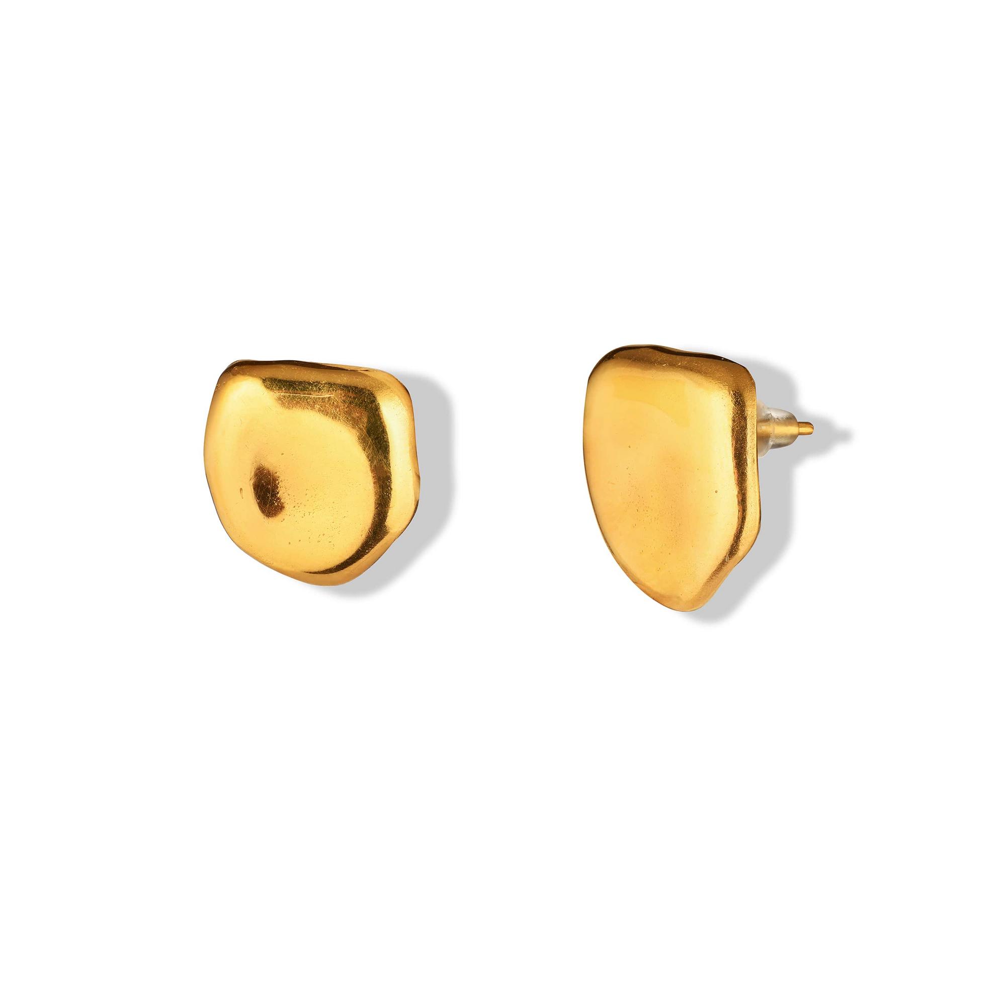 Sergacheva Jewelry Серьги Резонанс в позолоте