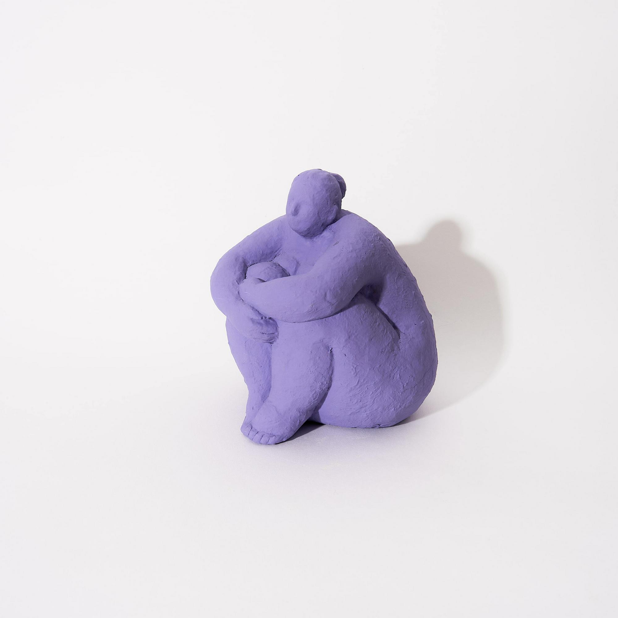 KimCa Decor Скульптура Женщина V1 в лавандовом цвете