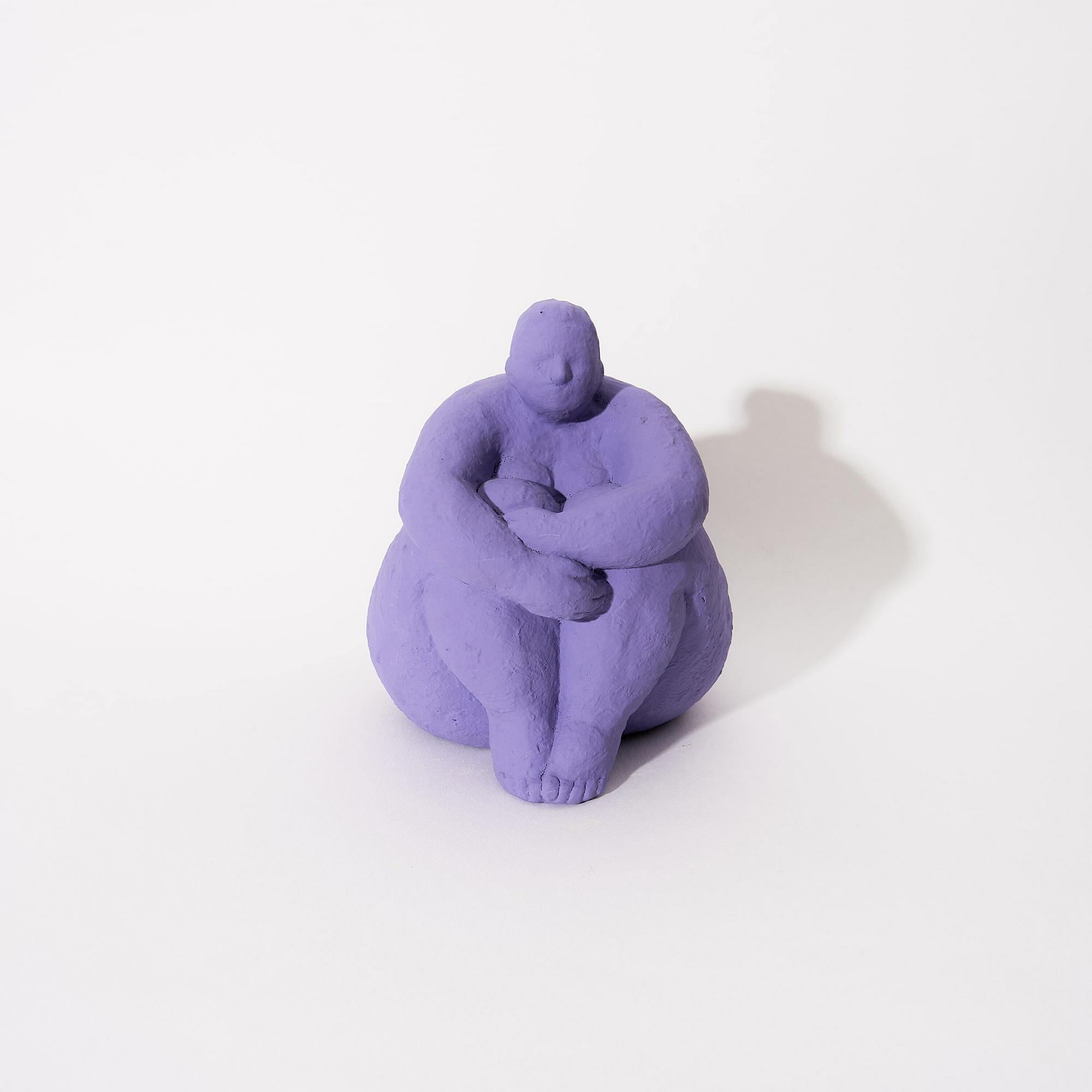 KimCa Decor Скульптура Женщина V1 в лавандовом цвете