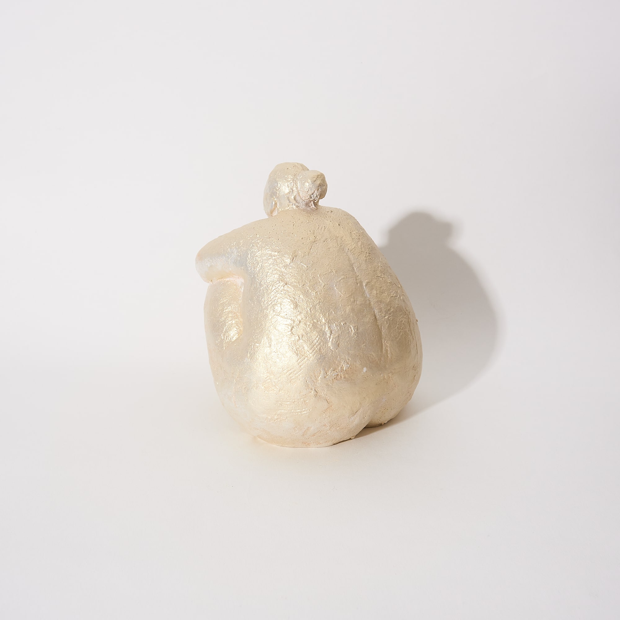 KimCa Decor Скульптура Женщина V1 в перламутровом цвете, глянцевая