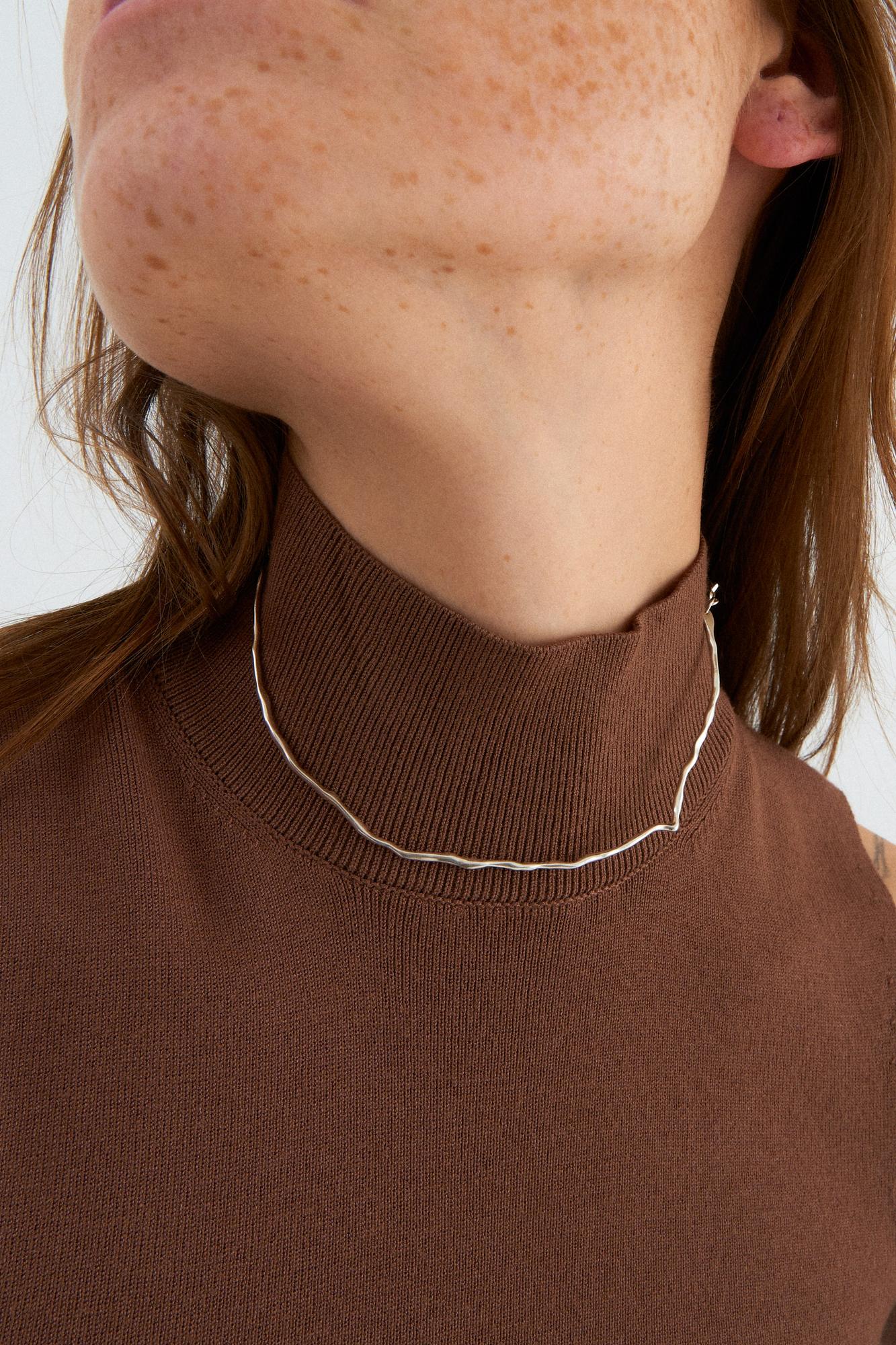 YOSTER Чокер dRaw в серебре