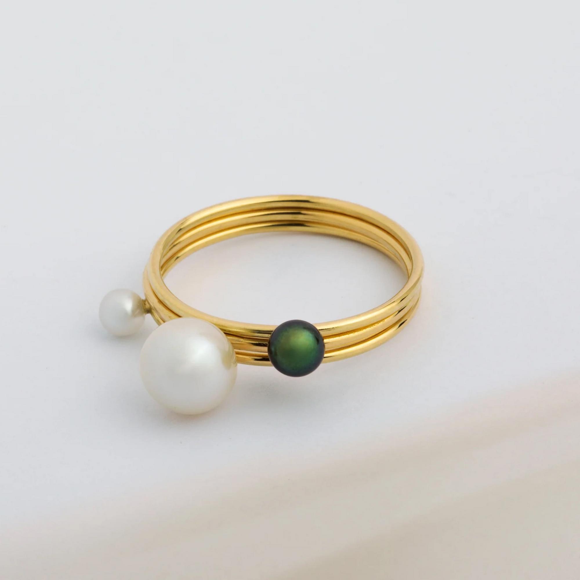 MA Кольцо из золота My Secret с жемчугом