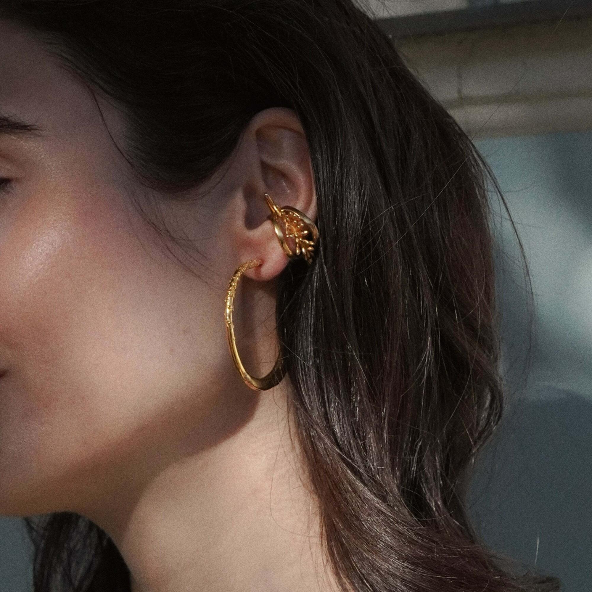 YOSTER Кафф Splash в позолоте