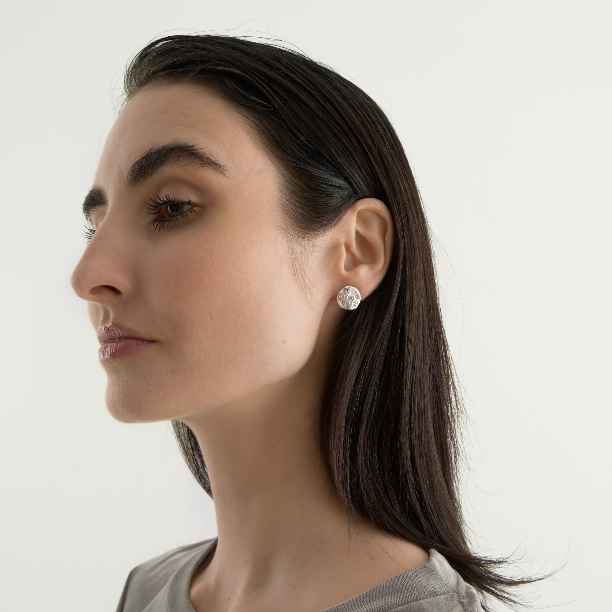 Most Art Metal Серьги с прозрачными вплавленными камнями