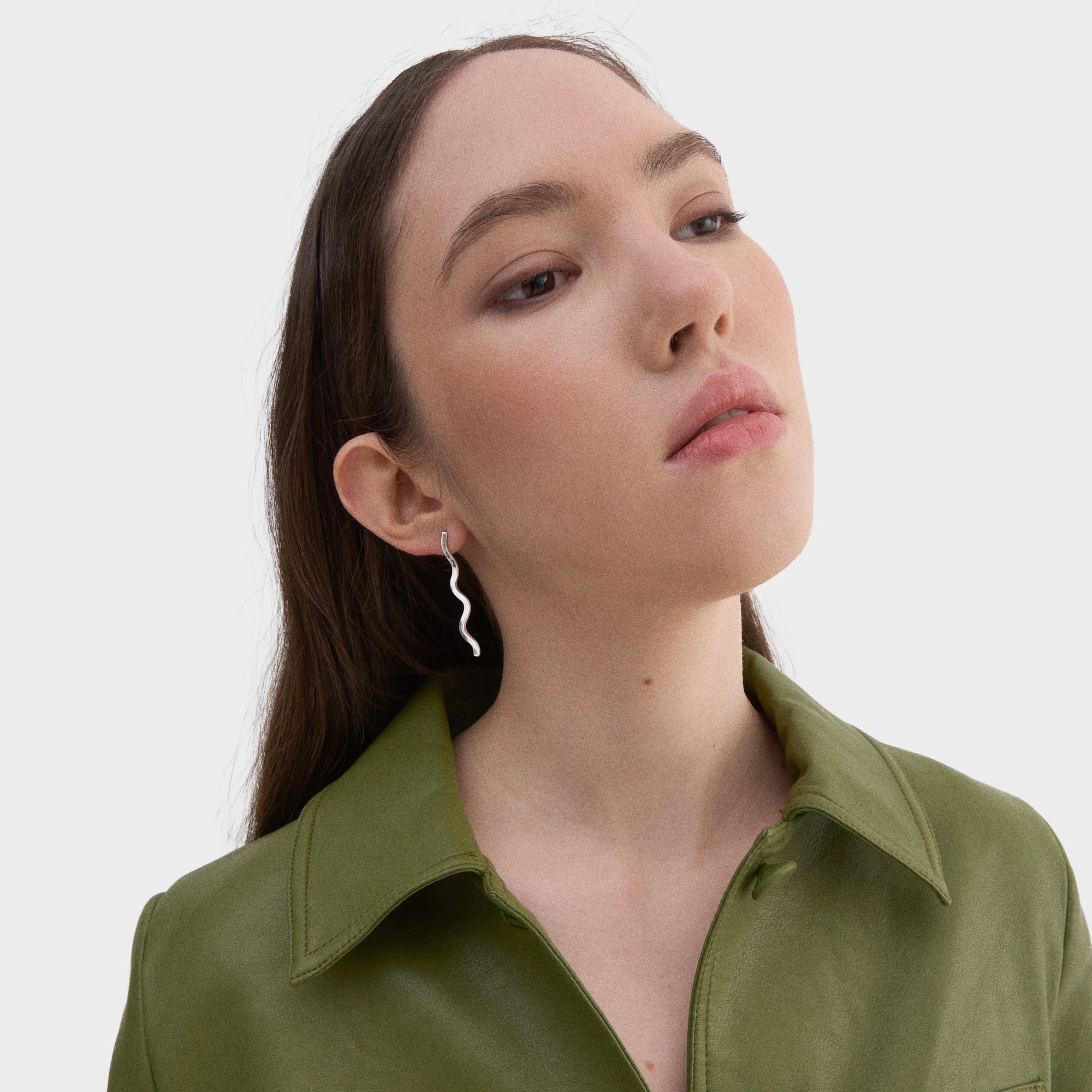 Childinside Малые ассиметричные серьги Волна