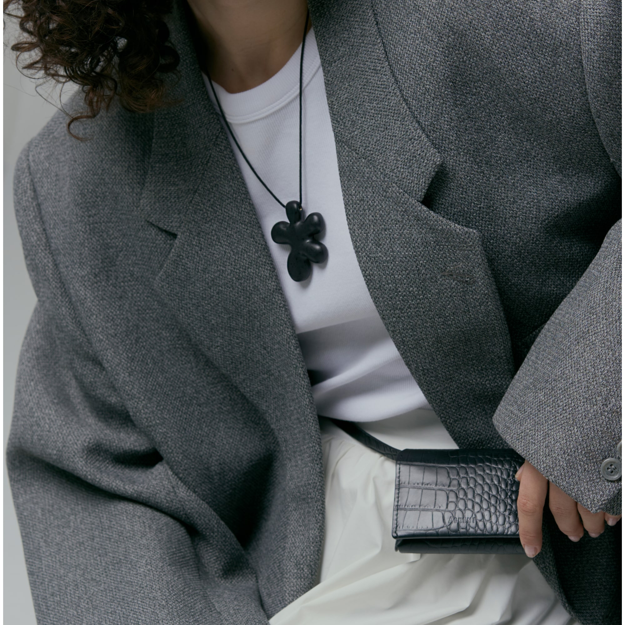 Zotov A&Y Jewellery Подвеска Flower черная