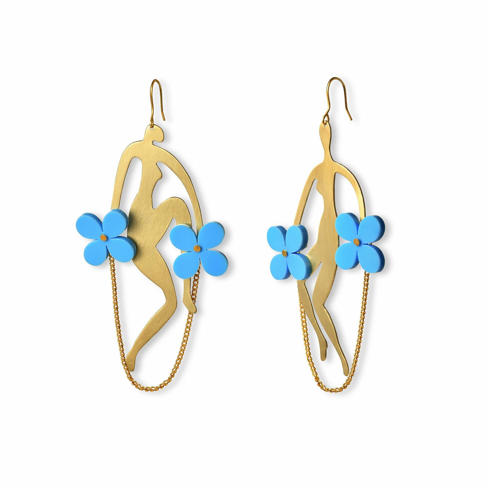 Sarafan Jewelry Серьги Девушки со скакалками по графике Анри Матисса