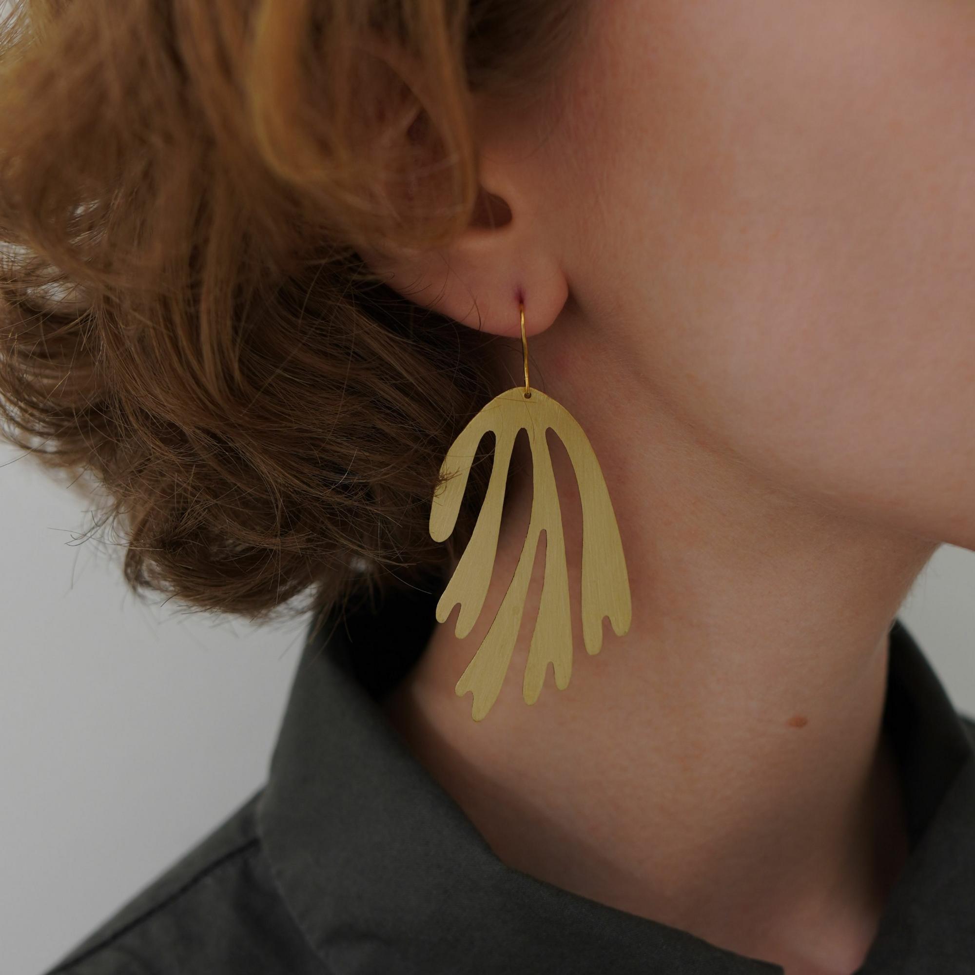 Sarafan Jewelry Серьги Кораллы по графике Анри Матисса