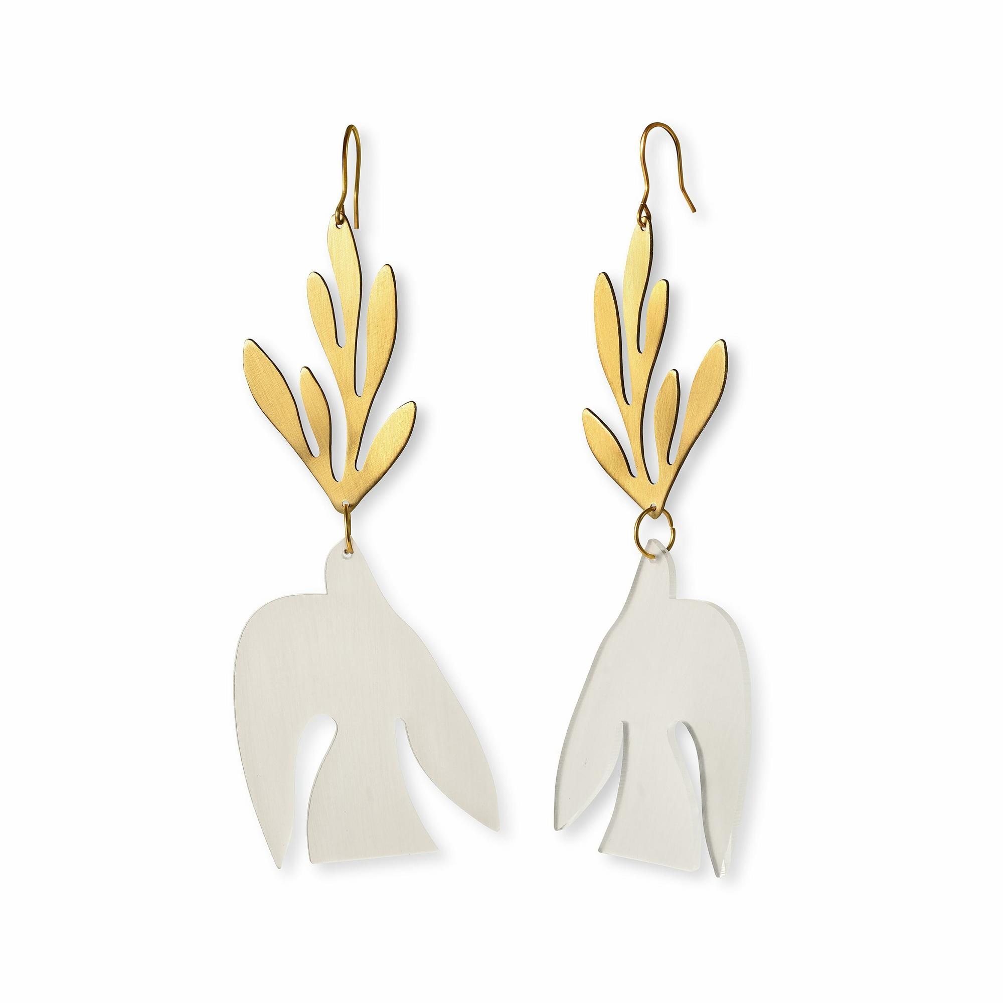 Sarafan Jewelry Серьги Голуби по графике Пикассо