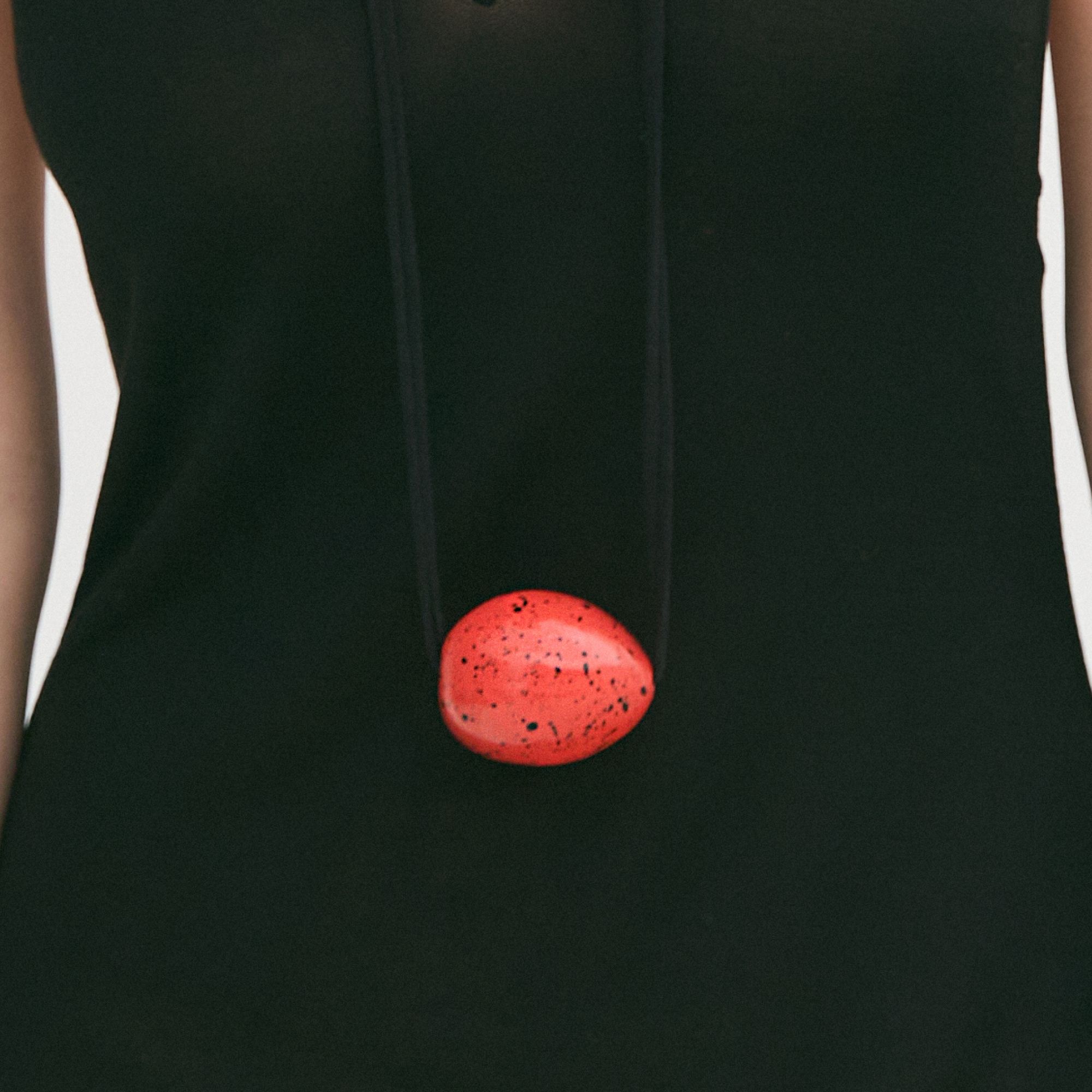 Zotov A&Y Jewellery Ожерелье-шнурок Pebble Watermelon