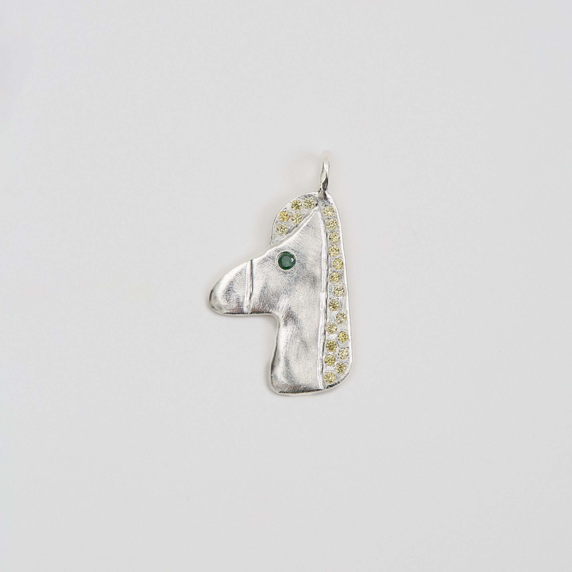 Sasha Gunga Подвеска в виде лошадки с желтой гривой