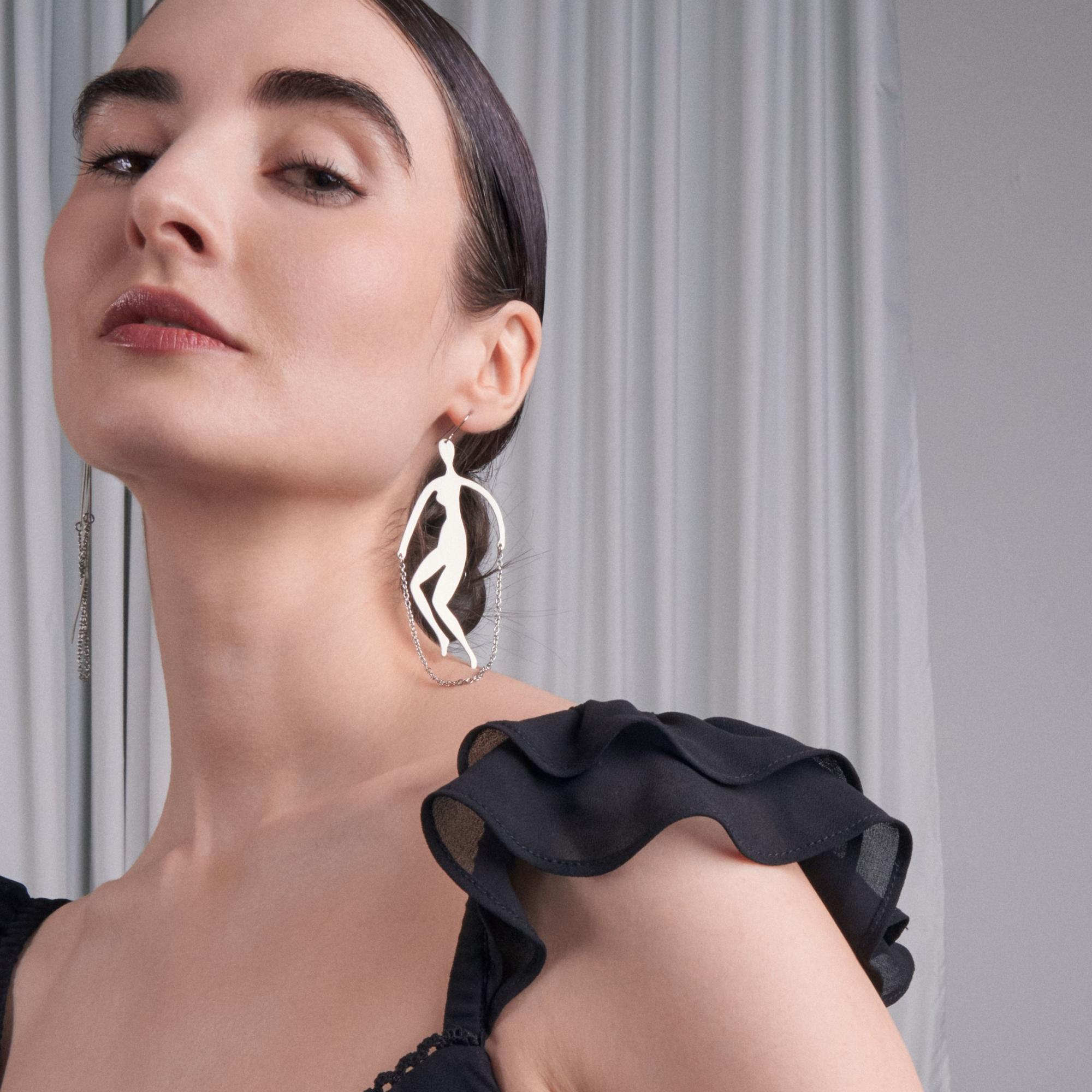 Sarafan Jewelry Серьги Девушки со скалками по графике Анри Матисса