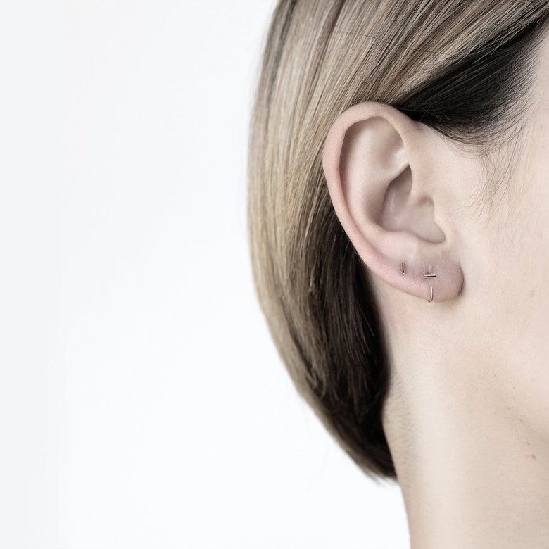 MIRTA Серьга Gold Classics из золота