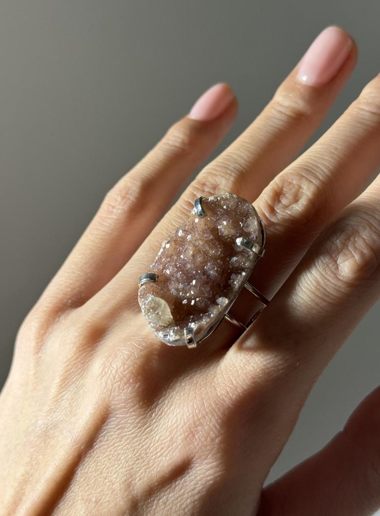 Кольцо с агатом