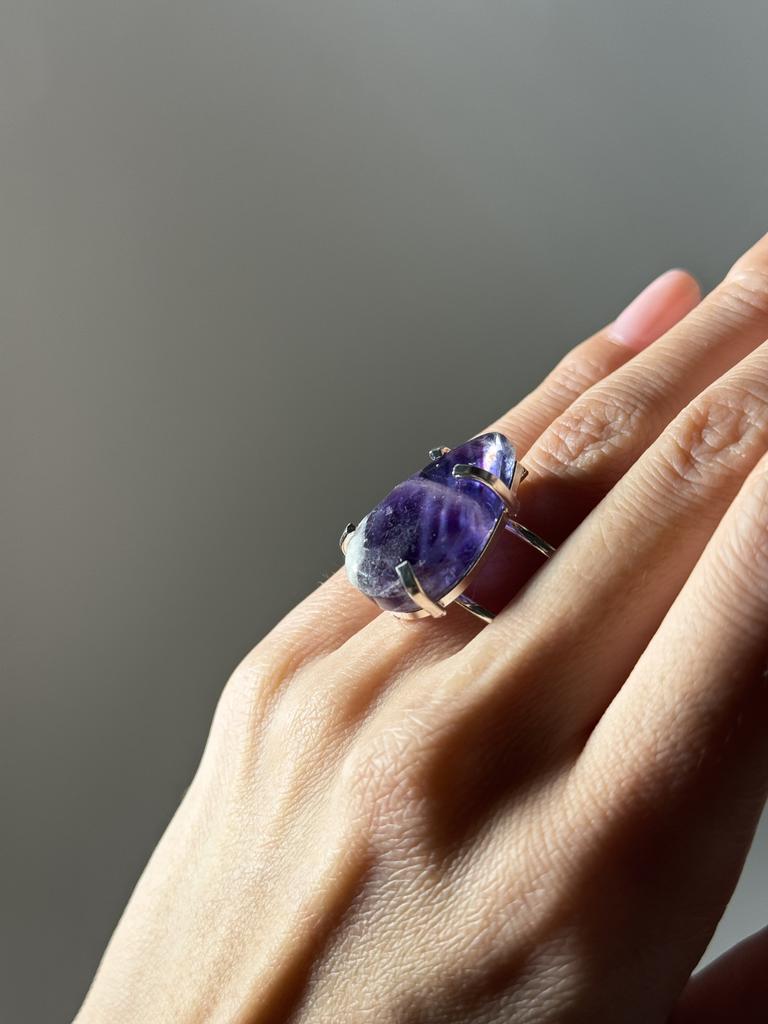 Кольцо с флюоритом