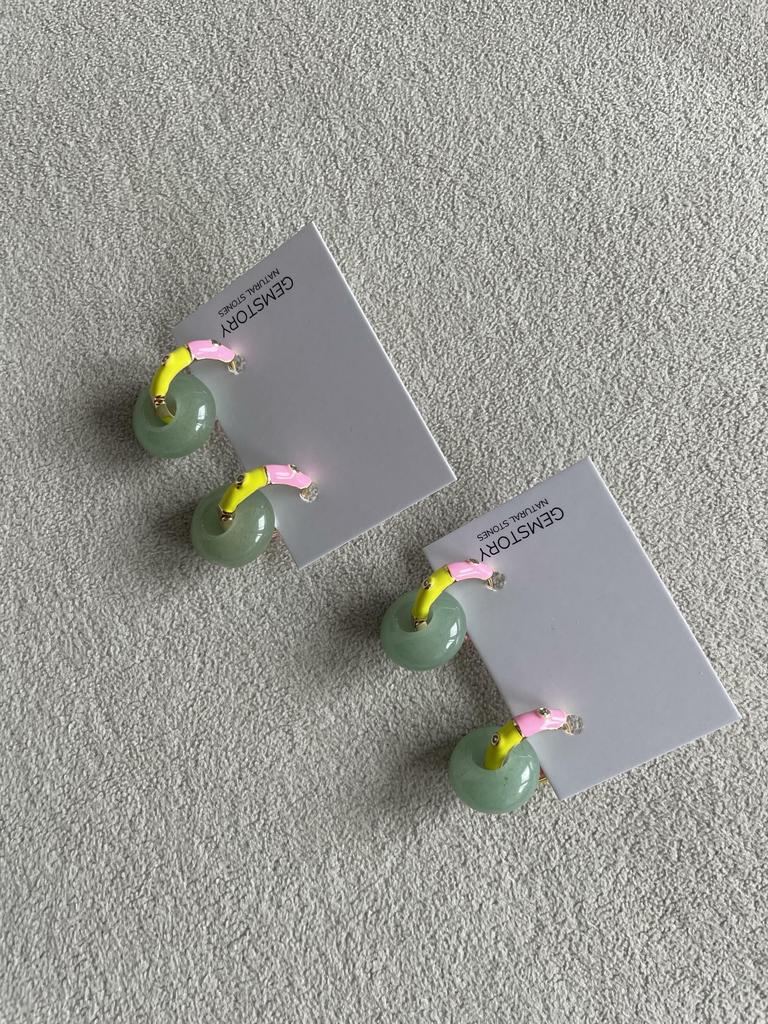 Серьги с аквамарином