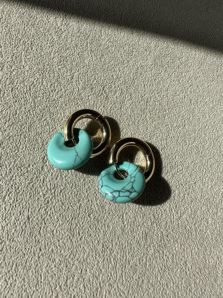 Серьги с хаулитом