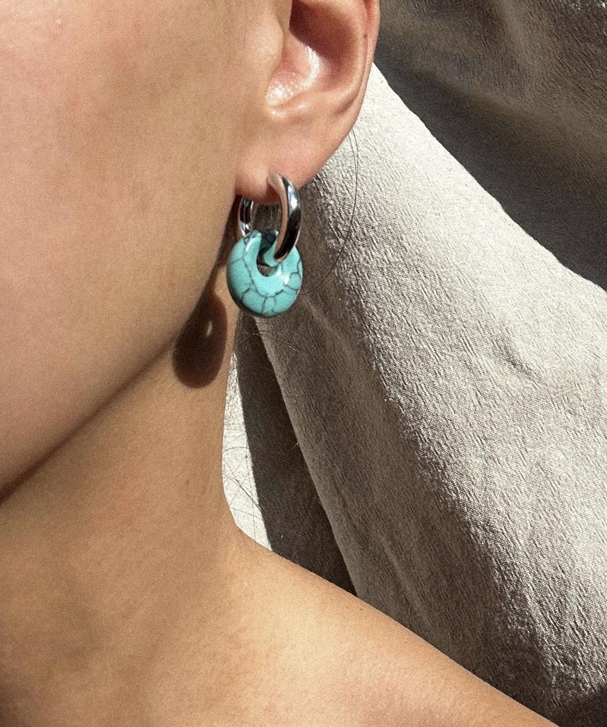 Серьги с хаулитом