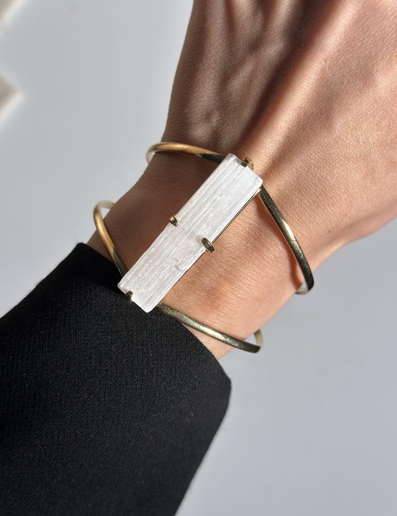 Браслет с селенитом