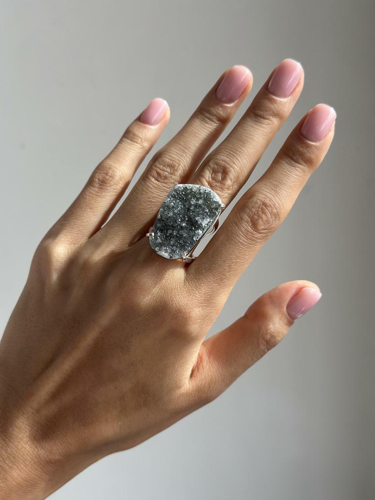 Кольцо с агатом