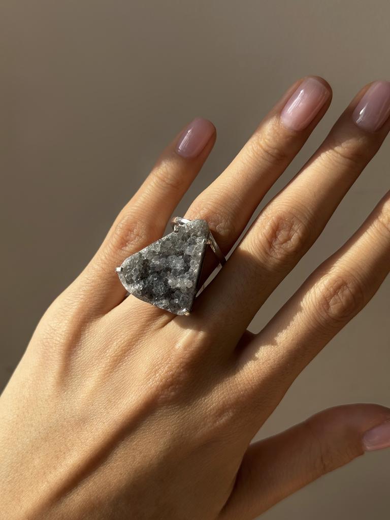 Кольцо с агатом