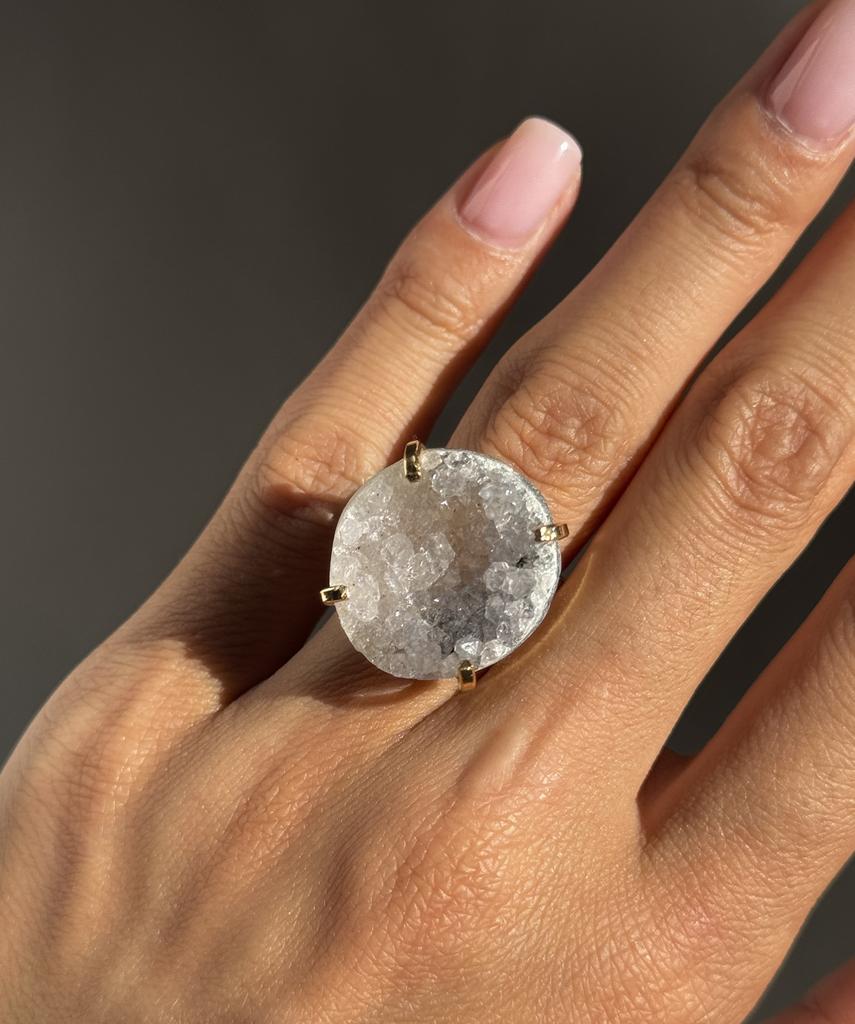 Кольцо с агатом