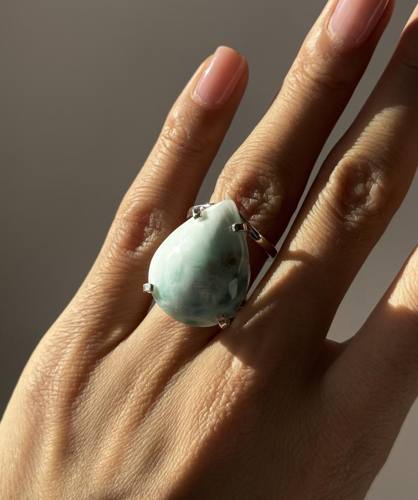 Кольцо с ларимаром