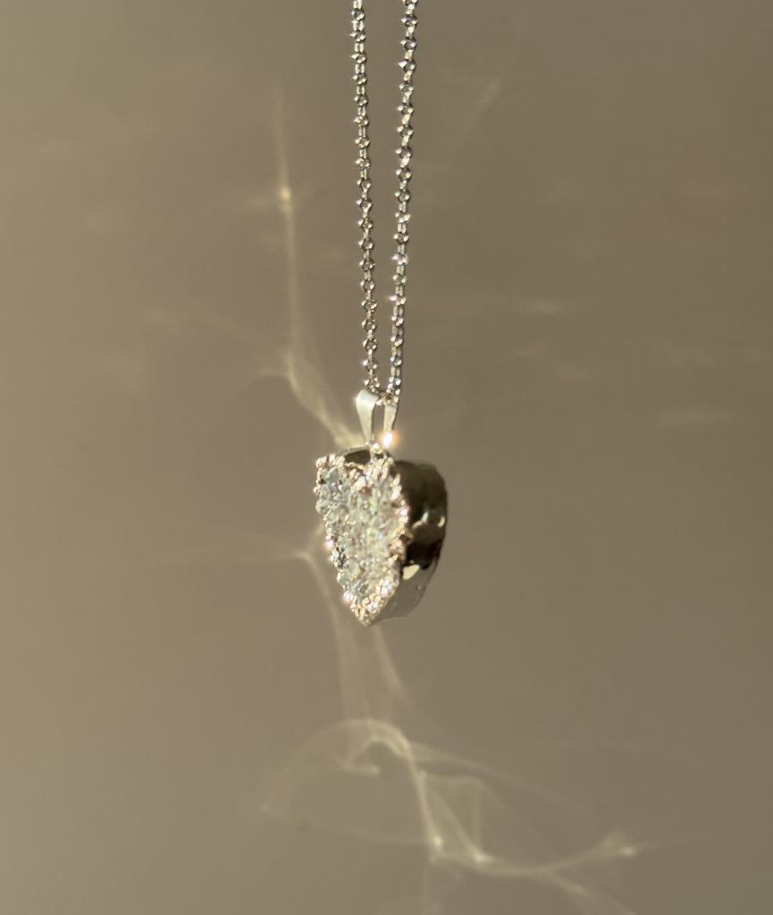 Подвеска с друзой агата в обрамлении серебра