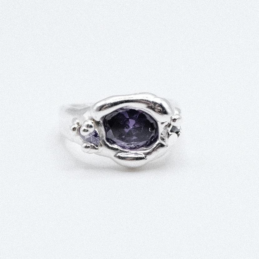 Кольцо-печатка с фианитами (skol*zko)