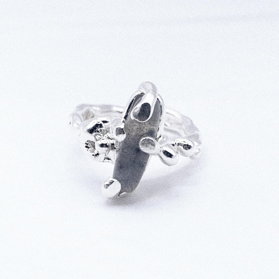 Кольцо с лабрадоритом (skol*zko)