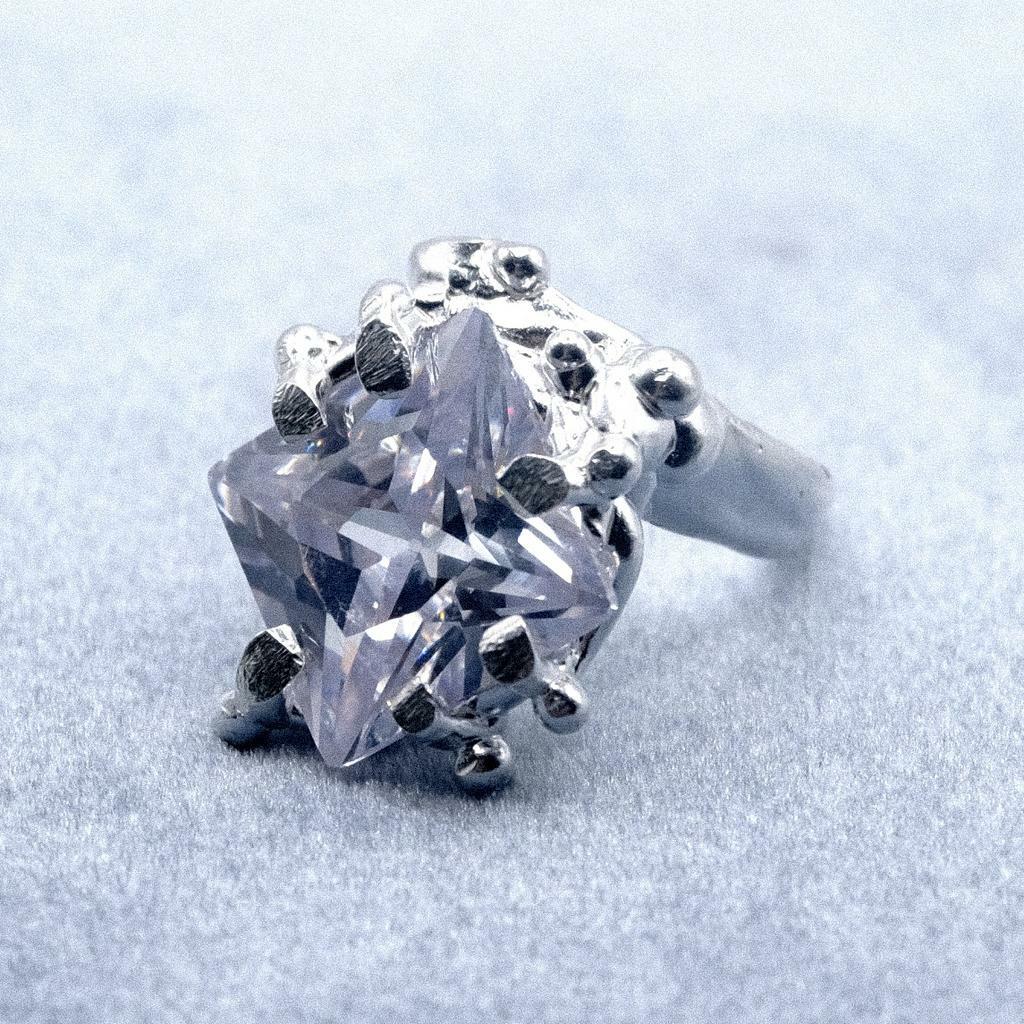 Кольцо с фианитом (skol*zko)