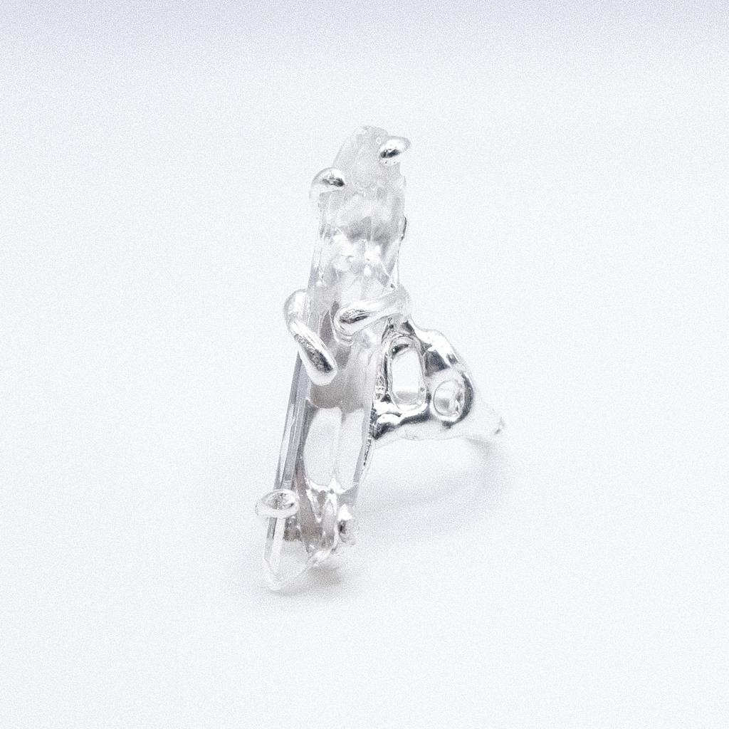 Кольцо с кварцем