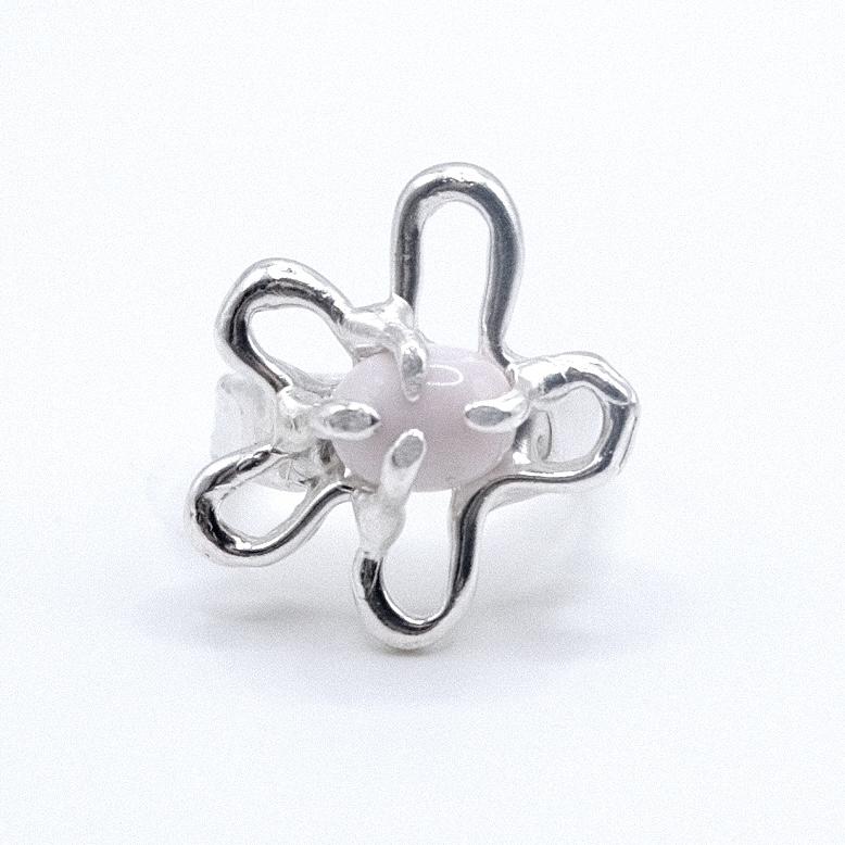 Кольцо «Цветик» с кварцем