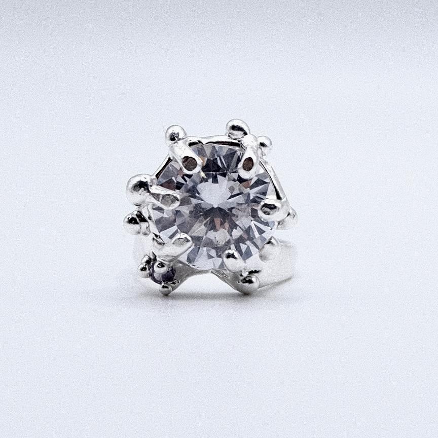 Кольцо-печатка с фианитами (skol*zko)