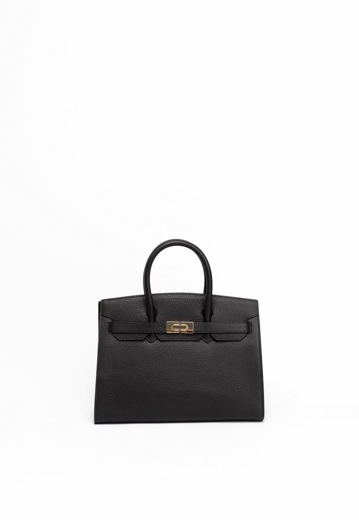 Сумка-чемоданчик в черном цвете