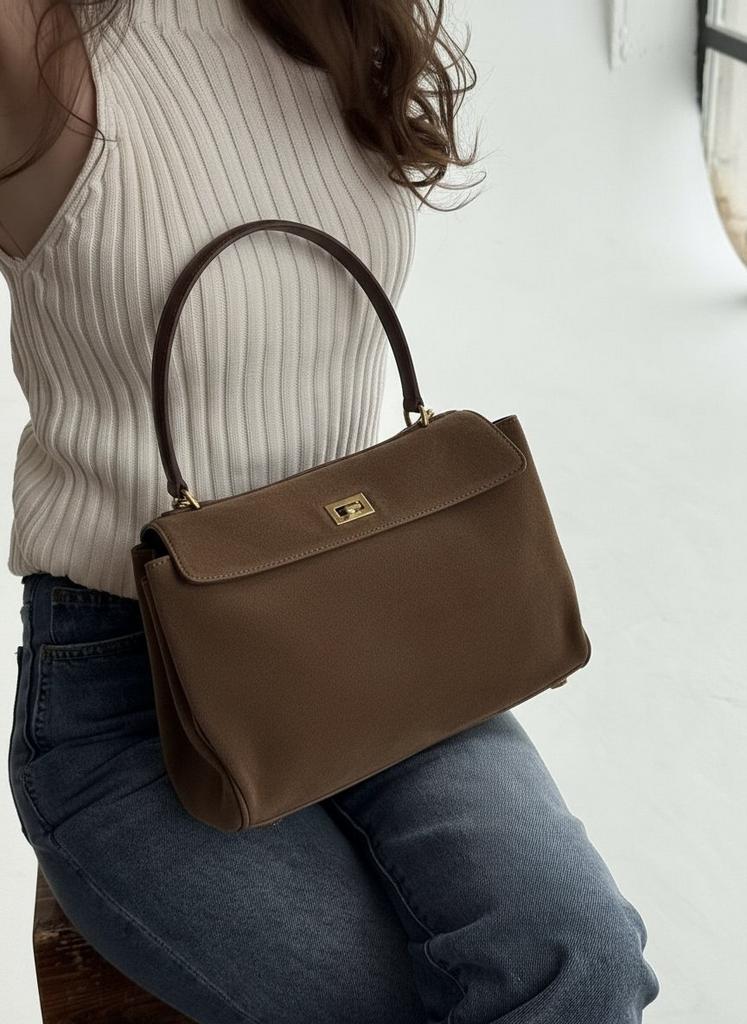 Замшевая модель " Fiji" в цвете мокко