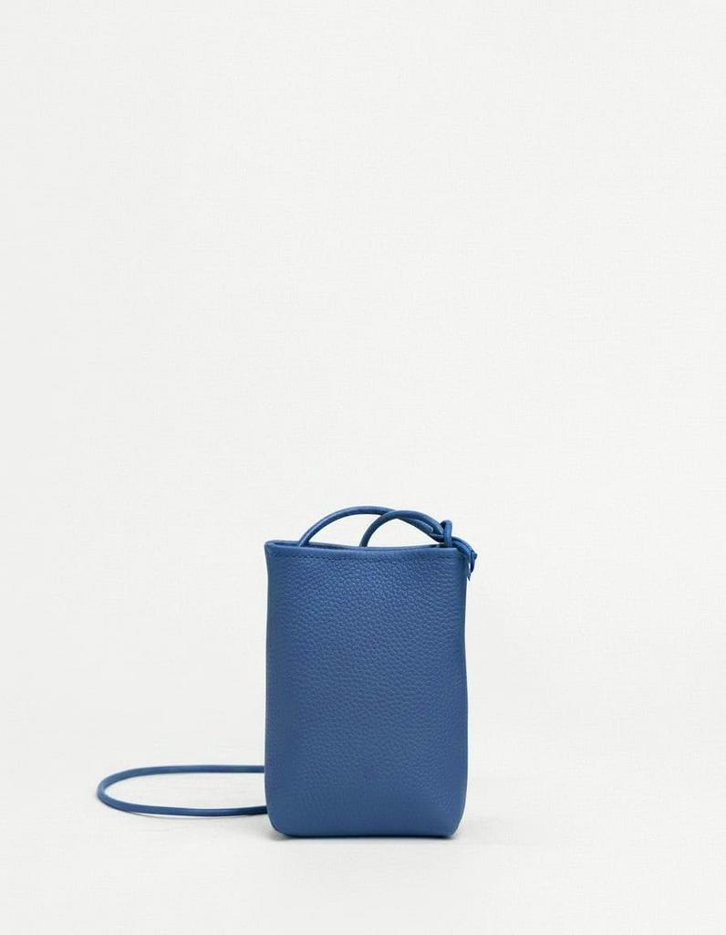 Сумка-мессенджер в синем  цвете