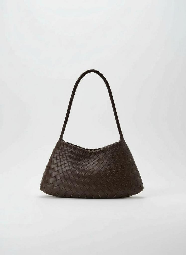 Плетеный багет в цвете шоколад