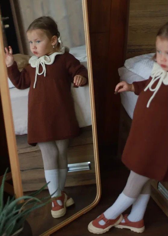 ПЛАТЬЕ "RETRO DRESS" + 2 вида воротничков + вышивка