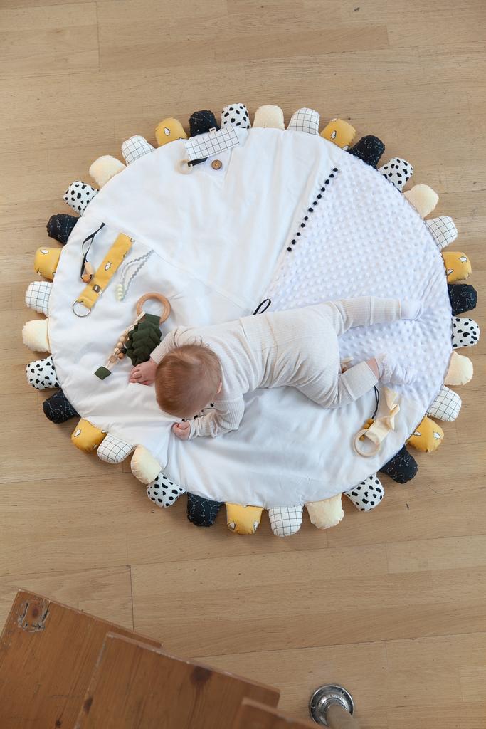 Сенсорный коврик "Горчичные  пингвины"