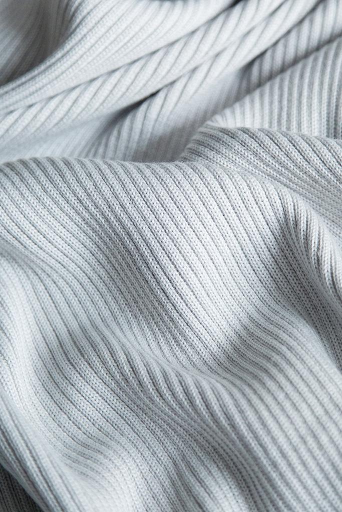 Полушерсть светло-серая резинка, ширина 78 см  (отрез 50 см)