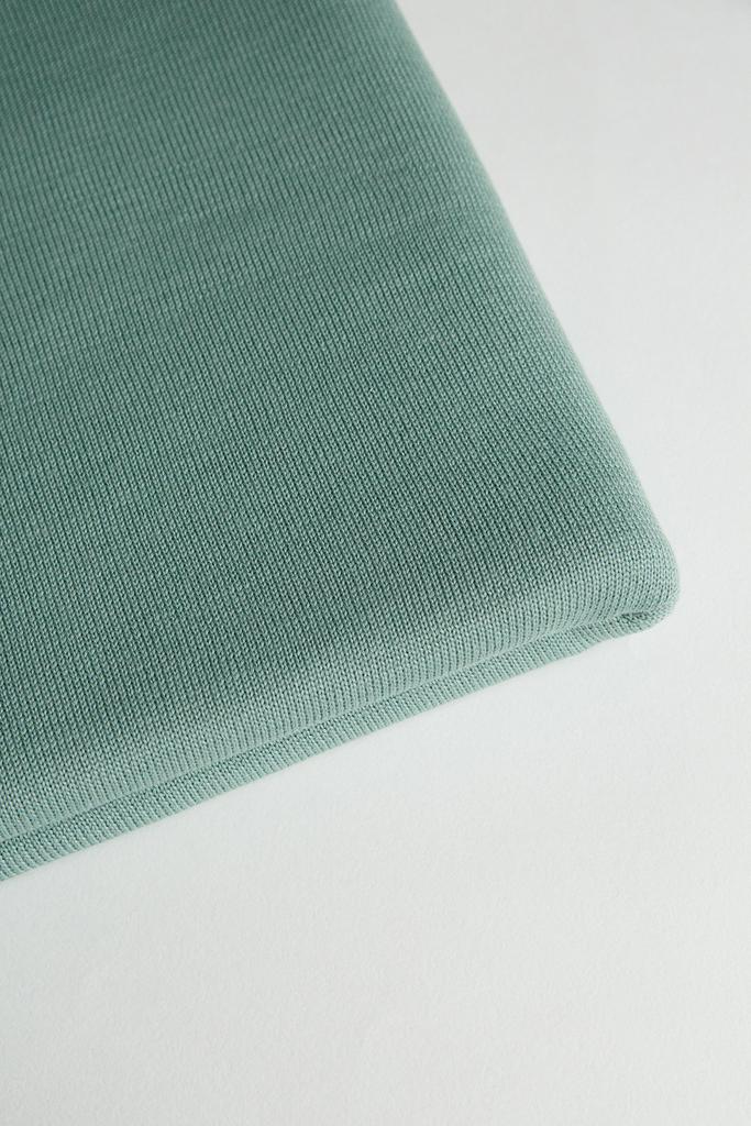 Полушерсть пыльная мята, ширина 115 см (отрез 1 м)