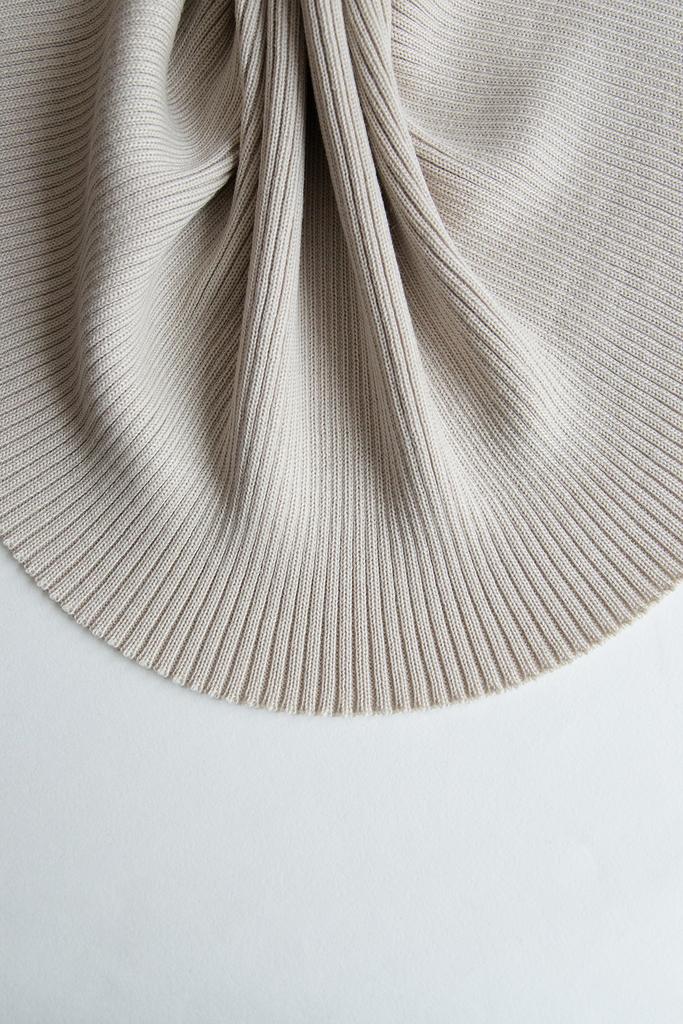 Полушерсть жемчужная резинка, ширина 78 см (отрез 26 см)